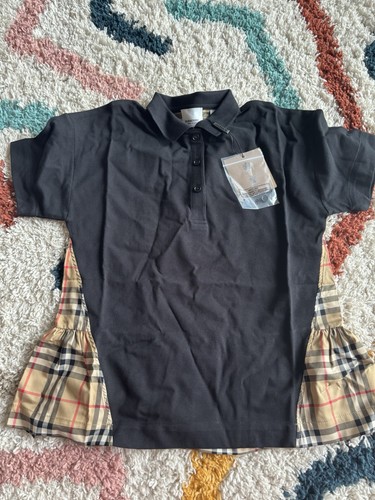 Burberry kids polo shirt black - kids,