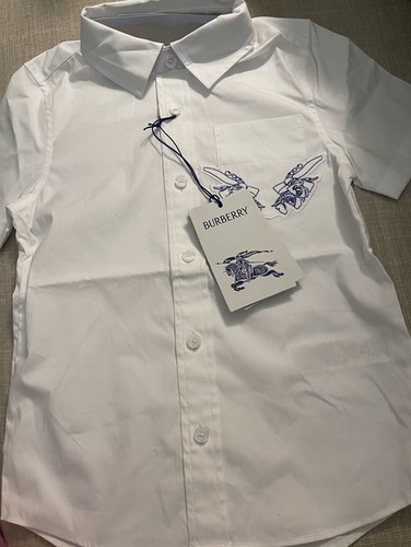 Burberry white button owen - button,