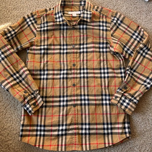 Burberry shirt icon - check, tan