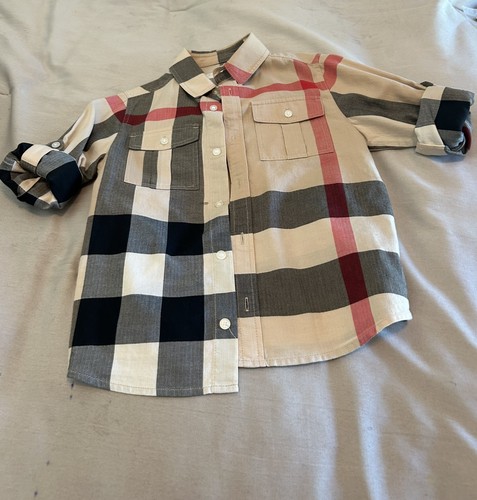 Boys pre owned burberry button - boys,