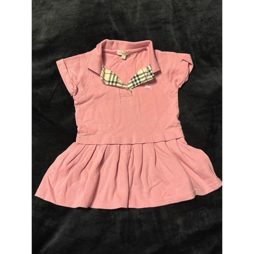 Vestito neonato burberry rosa - neonato,