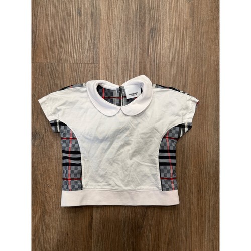 Burberry girls white check - girls,