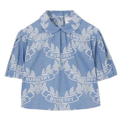Burberry kids oak motif print - oak,