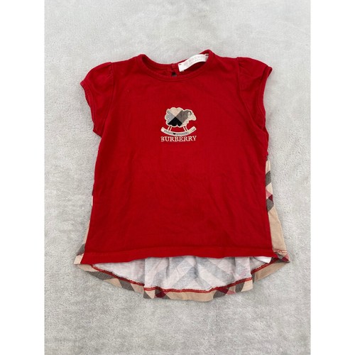 Top burberry bambino - bambino, rosso
